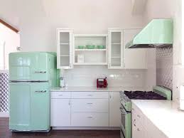 colorful retro style refrigerators