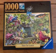 Check spelling or type a new query. Ravensburger Jigsaw Puzzle 1000 Pieces Time For Lunch Lori Schory Artist Birds Ravensburger Puzzle Jigsaw Puzzles 1000