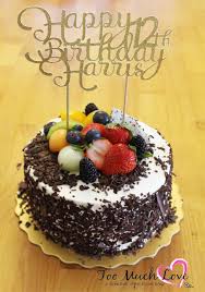 This is a happy birthday cake topper. How To Make A Cake Topper Using Your Cricut Too Much Love