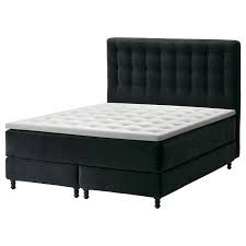 Die hyllestad ikea matratze basiert auf einem kern aus taschenfedern, die punktgenau den druck der liegenden person aufnehmen. Kongsfjord Boxspringbett Hyllestad Mittelfest Tustna Djuparp Dunkelgrau Ikea Osterreich In 2021 Ikea Inspiration Boxspringbett Lesen Im Bett