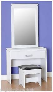Made from solid wood and with wooden handles. Dressing Table Sliding Mirror Stool Vanity Shelves Drawer Storage Space White 1 Drawer Dressing Table Dressing Table Vanity Unit Dressing Table Set