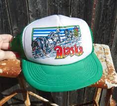 Vintage Alaska Trucker Hat Trucker Hat Trucker Hats
