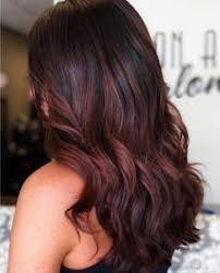 Black hair, when combined with a fierce color like a punchy burgundy melting into a black hair brings extra richness and sexy vibe. 32 Auburn Hair Colors Perfect For Autumn 2021