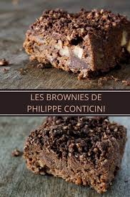 Les Delicieux Brownies De Philippe Conticini Recette Brownie Noix Recette Brownies Gateau Chocolat Noix