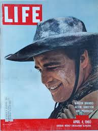 Live magazine April 4th, 1960. Marlon Brando. Cover sheet only