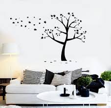 vinyl wall decal tree leaves nature decor stickers mural unique gift ig4418 peinture murale parement mural et peinture