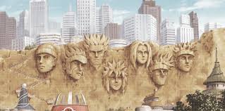 These Rocks Resembles The Faces Of Former Hokage Aldeia Jiraya Naruto Monumento Héros et sauveur du monde ninja, devenu le septième hokage. faces of former hokage