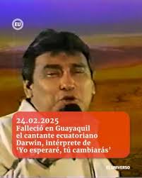 Este fin de semana, la familia del intérprete lojano Darwin (Edwin De Jesús  Regalado Núñez) informó que él habría sufrido un quebranto de salud, y que  estaba internado en un hospital de