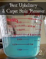 Homemade Upholstery Carpet Stain Remover Diy Produit Nettoyage Trucs Pour Maison Trucs Et Astuces