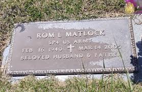 Rom Lee Matlock (1940-2005)