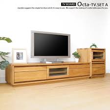 A8h and x950h series tv. Joystyle Interior Rakuten Global Market Set Octa Tv Set A Of The Tv Board And Cabinet Of A Simple Design P Beautiful Living Rooms Wooden Tv Stands Furniture