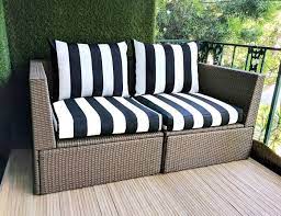 See more ideas about sun lounger cushions, ikea outdoor, ikea applaro. Black And White Cabana Stripe Ikea Outdoor Slipcover Affordable Designer Custom Handmade Trendy Fashionable Locally Made High Quality