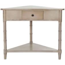 Plain white laminate parsons table that 44 square clearance underneath (twin bed is sliding between legs to… Safavieh Gomez Corner Table Bed Bath Beyond