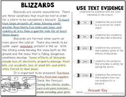 Blizzards Are Natural Disasters That Are Important For Students To Learn About Students Will Research And Text Evidence Natural Disasters Explanation Writing