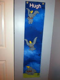 hand painted by family friend height chart made just for