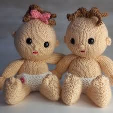Billy and Bobbie-jo Dolls Knitting Pattern Instant Download