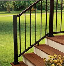 Black powder coated aluminum preassembled deck railing, powder coated aluminum preassembled . Aluminum Balusters In Fence Railings For Sale Ebay
