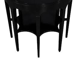 End table vs side table vs nightstand. Round Black Modern Star Carved 2 Tier Side Table Carrocel Fine Furniture