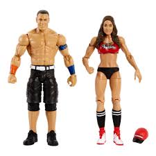 Discover information about john cena and view their match history at the internet wrestling database. Wwe Wrestlemania John Cena Nikki Bella 2 Pack Red Castle Toys