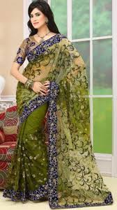 Amazing Mehendi Color Net Designer Saree Mysj5141 Sale 110 00 Saree Net Saree Beautiful Saree