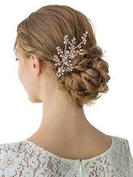 Amazon Com Sweetv Rose Gold Wedding Hair Comb Bridal Hair Clip Rhinestone Hair Accessories Hea Gold Bridal Hair Pin Bridal Hair Clip Rhinestone Hair Accessory
