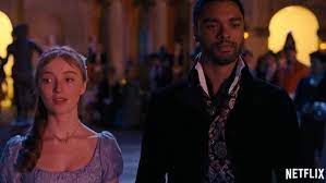 Phoebe Dynevor And Matthew Goode Film The Colour Room As Bridgerton Star Rege Jean Page Won T Return Daily Mail Online
