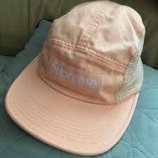 Well you're in luck, because here they come. Supreme Accessories Supreme Mesh Side Panel Camp Cap Poshmark