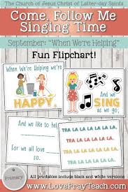 List Of Primari Chorister Flip Charts Songs Ideas And