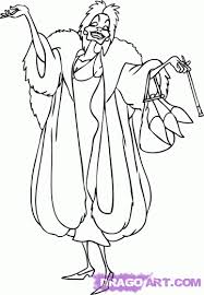 Today, i will showcase a roundup of stunning of wallpapers in black and white presentation. Cruella Deville Coloring Page