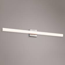 Thistledown 10 1/2 high polished nickel wall sconce. Sonneman Sq Bar 40 Wide Satin Nickel Led Bath Light 7y963 Lamps Plus Led Vanity Lights Bathroom Lighting Led Bathroom Lights