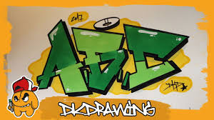 Graffiti drawings are the way to learn to create. Simple Graffiti Alphabet How To Draw Graffiti Letters A To C Youtube