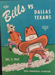 Vintage Afl Program American Football League Vintage Football Afl