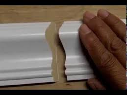 Measure from the floor to your desired height and make a pencil mark where. How To Attach 2 Pieces Of Baseboard Or Chair Rail With A Scarf Joint Chair Rail Baseboards Moldings And Trim