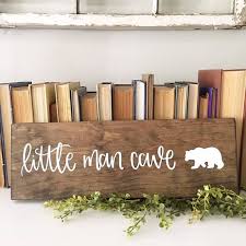 I Pinimg Com Originals 35 B5 E7 35b5e7ac6d98883 One little man cave wood sign. www pinterest com
