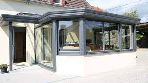 Photo de veranda avec muret. Veranda Aluminium Ou Mixte Gamme Unique De Verandas En Alu