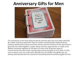 Anniversaries are milestones that deserve to be celebrated. Anniversary Gifts For Men