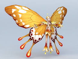 Yellow Butterfly Fairy 3d Model 3ds Max Files Free Download Modeling 39365 On Cadnav Yellow Butterfly Butterfly Fairy 3d Model