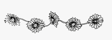 To created add 29 pieces, transparent flower black and white images of your project files with the background cleaned. Clip Art Tumblr Border Png Black And White Daisy Chain Transparent Png Transparent Png Image Pngitem