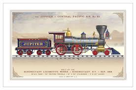 Locomotive Prints Train Drawing Train Illustration Train Art