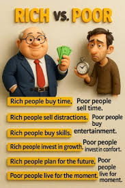 Wealthy people buy time for freedom