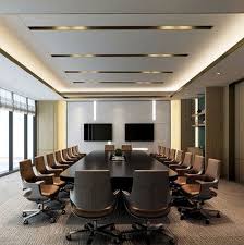 Desain Interior Ruang Meeting Minimalis Yang Sedang Trend Dizeen Di 2020 Desain Interior Interior Desain Produk