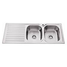 We were looking for a kitchen sink and found just what we wanted. Eden 1180x480 Kitchen Sink Double Bowl Drainer Drop In Stainless Steel Pn1180rhb Acl