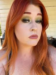 Testing out make up for my wedding, I think I like the green, what do you  guys think?!