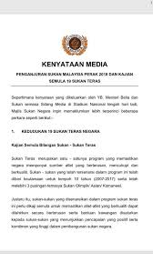 Get the most popular abbreviation for majlis sukan negara malaysia updated in 2021. Kenyataan Media Ketua Majlis Sukan Negara Malaysia Facebook