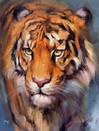 Pin By Madalynjorussell On Tiger Painting In 2020 Tiger Canvas Tiger Painting Tiger Artwork