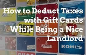 Maybe you would like to learn more about one of these? How To Deduct Taxes With Gift Cards While Being A Nice Landlord Cherry Chan Chartered Accountant Your Real Estate Accountant