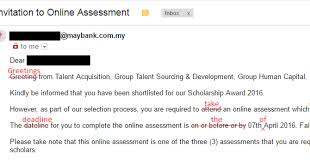 Maybank has just launched an online only campaign from may 18 to june 30, 2020. Study Bunnies Maybank Scholarship Award Online Assessment