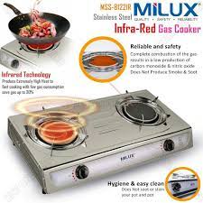 Maybe you would like to learn more about one of these? Milux Dapur Masak Dapur Gas Stove Double Burner Infrared Gas Cooker Mss 8122 Ir Lazada