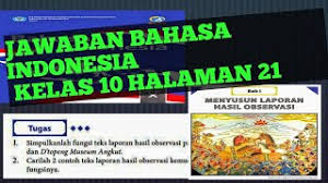 Berikut bospedia memberikan soal uts bahasa indonesia kelas 10 sma/ma. Kunci Jawaban Bahasa Indonesia Kelas 10 Halaman 21 Youtube