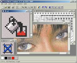 The download is an a4 pdf with 2 pages, with 4 cats cross stitch patterns and an accompanying key. Cross Stitch Pattern Software Novocom Top